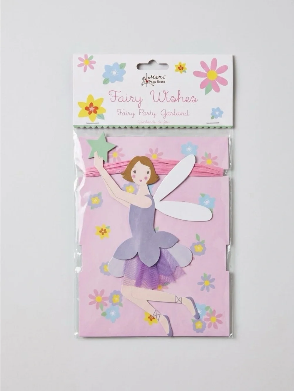 Meri Meri Fairy Wishes Centerpiece Fairy Party Garland 3D Birthday Decor Set VTG